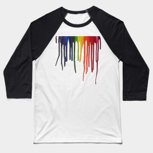 melted rainbow Baseball T-Shirt